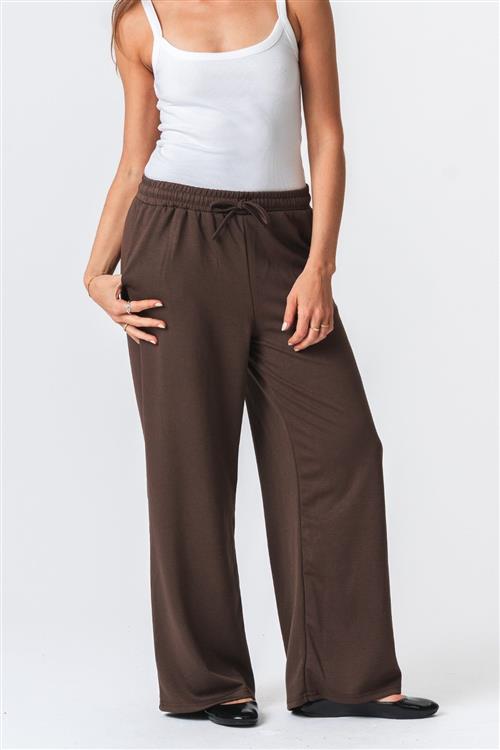 Leah Loose Pants - Brun - L - TeeShoppen