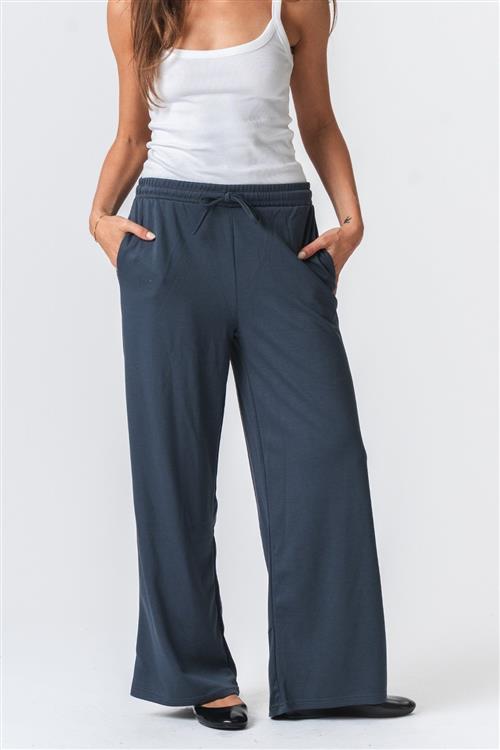 Leah Loose Pants - Grå - XL - TeeShoppen