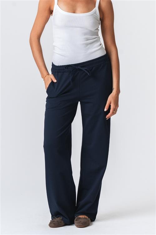 Sweatpants Wide - Navy - M - TeeShoppen