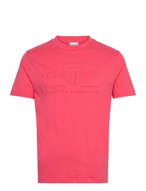 Reg Tonal Shield Ss T-Shirt GANT Red