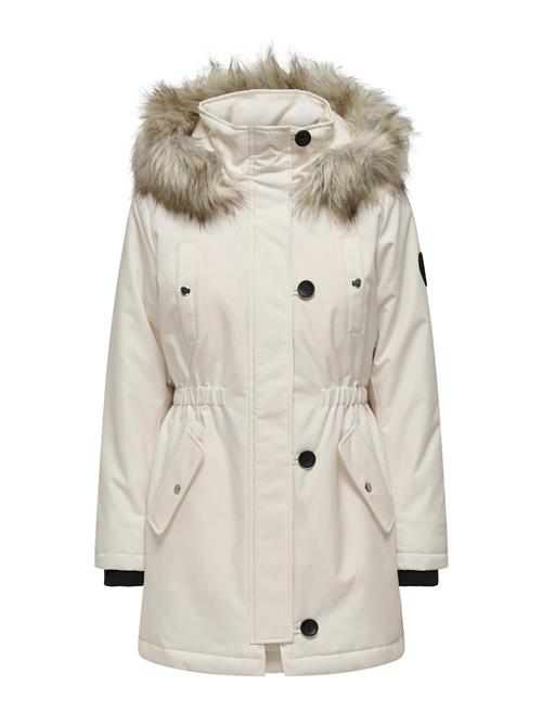 ONLY Vinterparka 'ONLIRIS '  ecru / sort