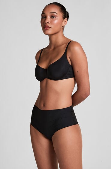 Hunkemöller Invisible High Waist brasiliansk trusse sort