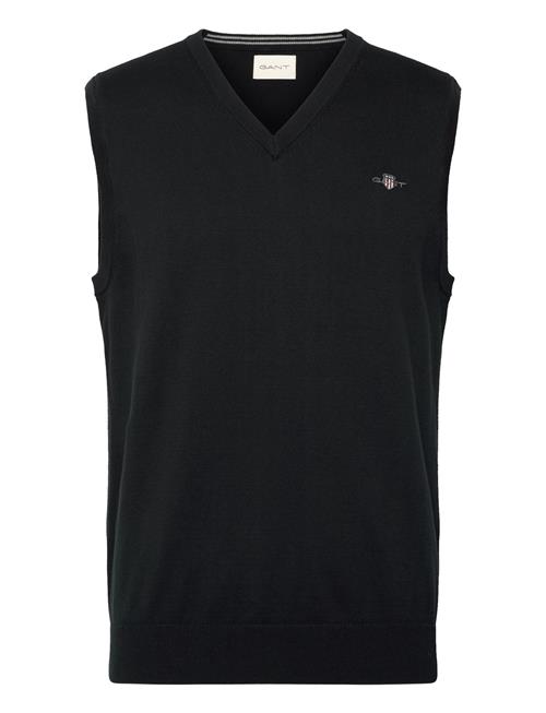 Se Classic Cotton Slipover GANT Black ved Booztlet