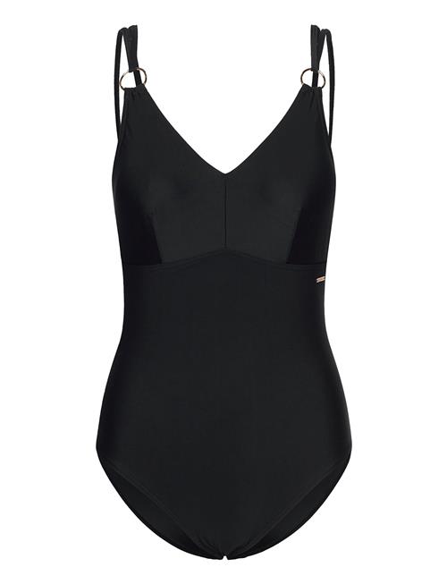 Womens Shaping Strappy 1 Piece Speedo Black
