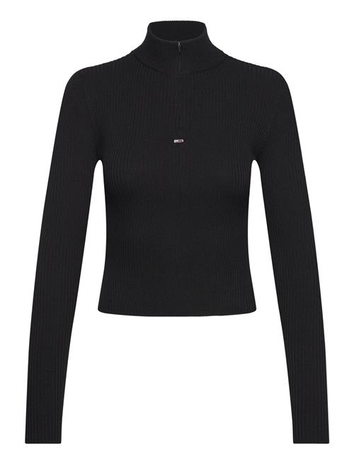 Tjw 1/4 Zip Technical Rib Tommy Jeans Black