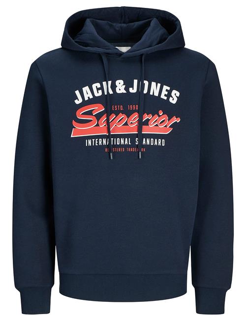 Jack & Jones Jjelogo Sweat Hood 2 Col 24/25 Noos Jack & J S Navy
