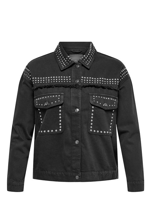 Carmarilla L/S Stud Jacket Pnt ONLY Carmakoma Black