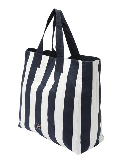 EA7 Emporio Armani Shopper  mørkeblå / hvid