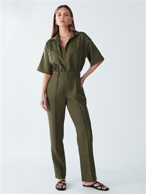 Se Willa Jumpsuit 'Rosa'  khaki ved About You