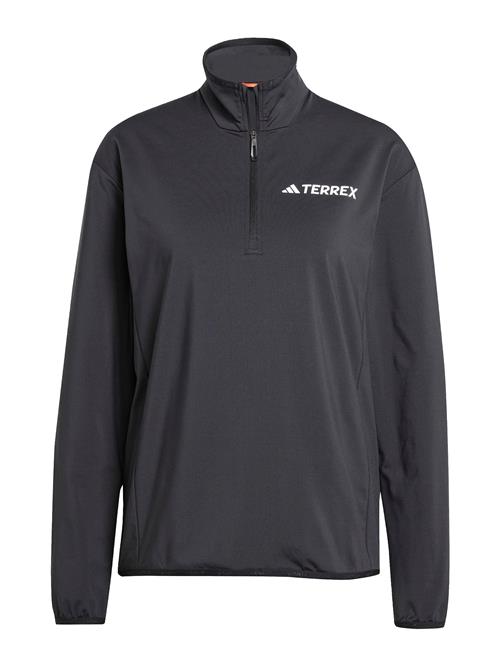 ADIDAS TERREX Funktionsbluse  sort / hvid