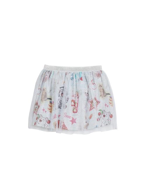 Se Desigual Nederdel  beige / rød / sort / hvid ved About You