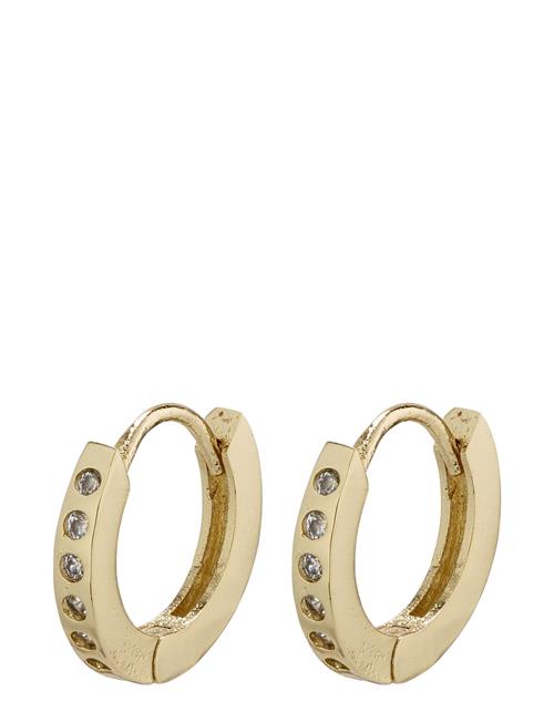 Gry Crystal Earrings Pilgrim Gold
