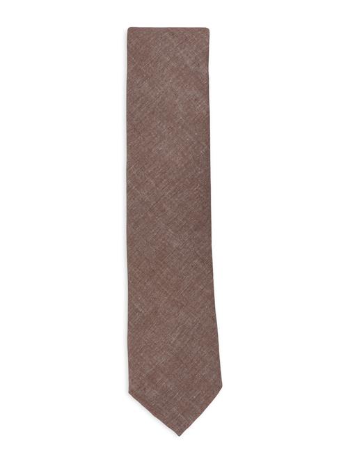 Structured Tencel Tie 7 Cmstructured Tencel Tie 7 Cm Lindbergh Black Brown