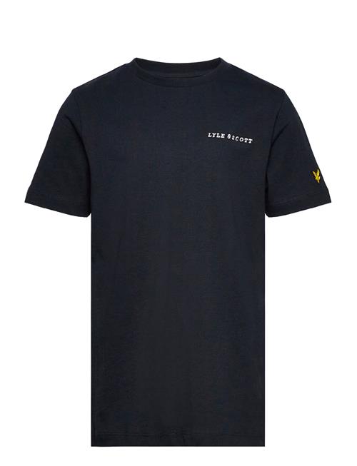 Script Embroidered T-Shirt Lyle & Scott Navy