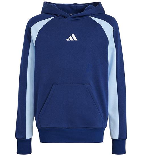adidas Performance Hættetrøje - J CB FL HD - Dkblue/Globlu/White