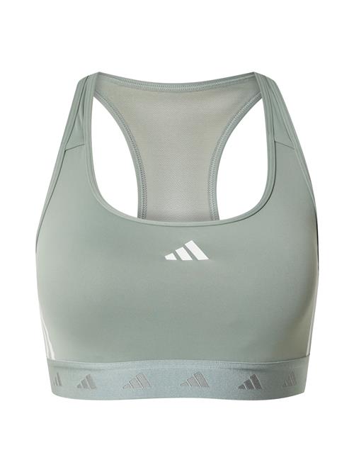 ADIDAS PERFORMANCE Sports-BH 'PWR MS HYGLM'  pastelgrøn / hvid