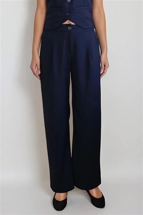 Natalie Pants - Navy - M - TeeShoppen