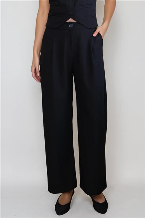 Natalie Pants - Sort - S - TeeShoppen