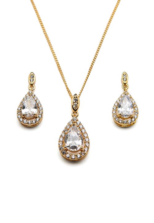 Ivory & Co Belmont Gold Pendant Set