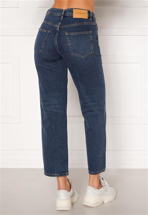SELECTED FEMME Kate HW Stright Inky Jeans