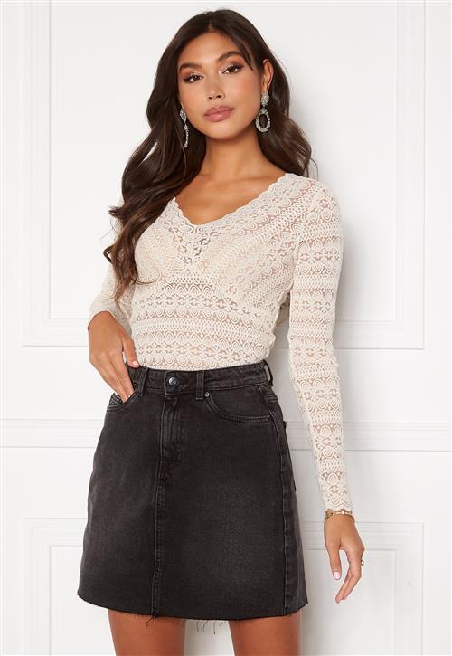 VILA Chikka V-Neck L/S Lace Top