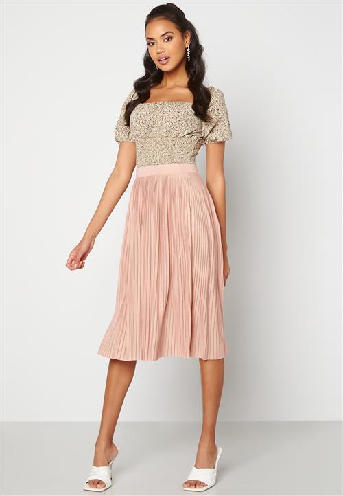 VILA Pliss Midi Skirt
