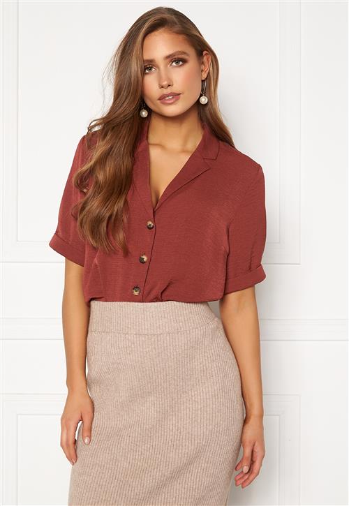 ONLY Sky S/S Shirt Solid Wvn