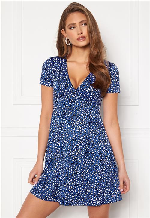 TOMMY JEANS Fit Flare Leo Print Dress