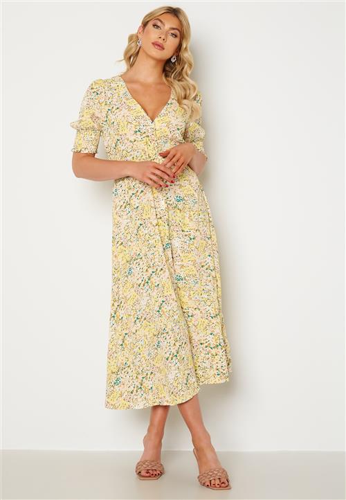 YAS Stencil 2/4 Midi Dress
