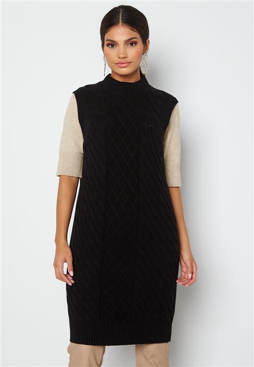 VILA Zuri Cable S/L Knit Vest Dress