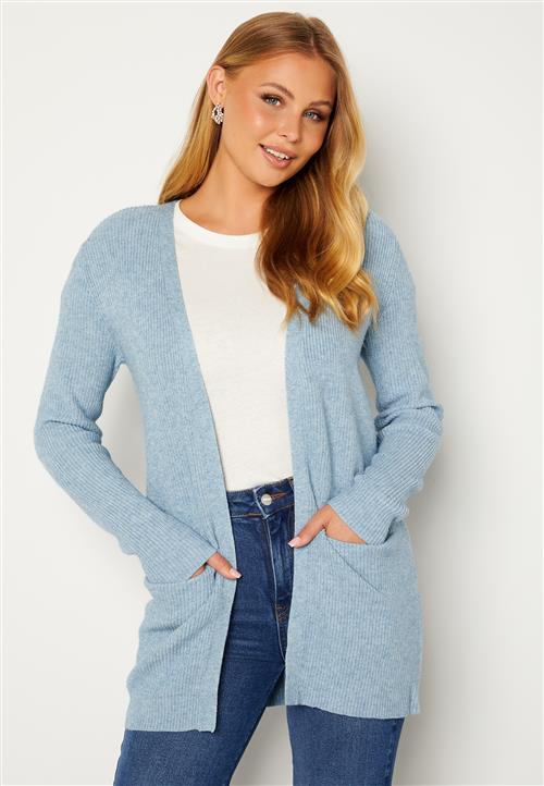 VILA Ril Open Rib LS Open Cardigan