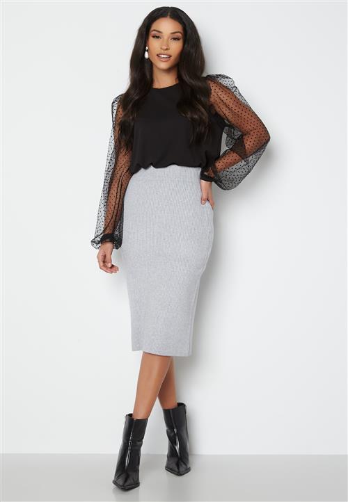 VILA Ril Pencil HW Knit Skirt