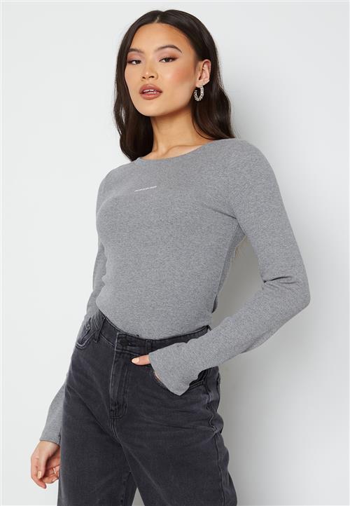 Calvin Klein Jeans Micro Branding Rib LS Tee