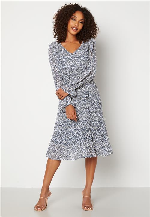 JDY Emma L/S Pleat Below Knee Dress