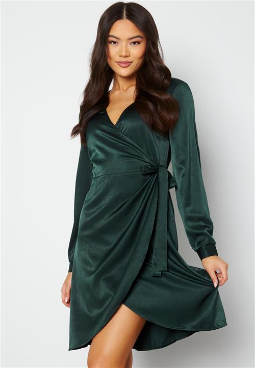 VILA Kalli Satin L/S Dress