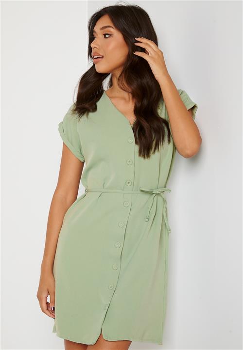 Trendyol V-Neck Button Dress