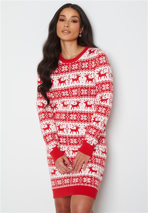 ONLY Xmas Pattern L/S Dress