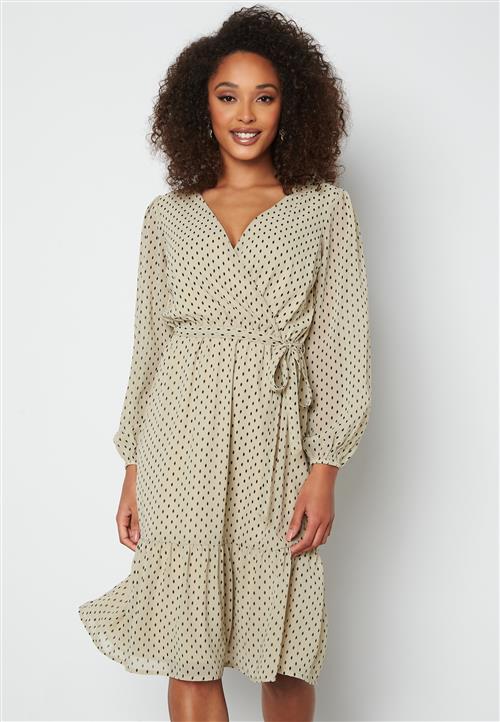 Happy Holly Linn midi Long Sleeve Dress