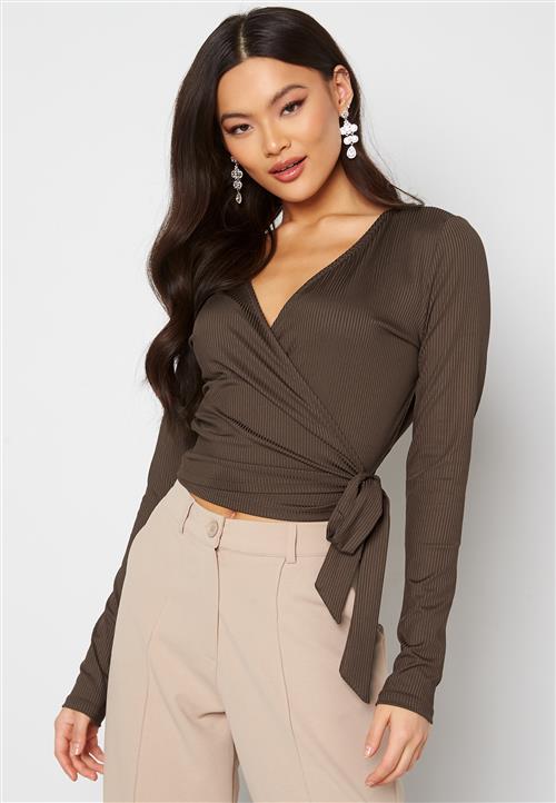 BUBBLEROOM Karla wrap top