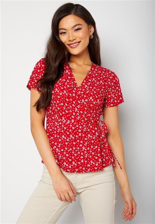 BUBBLEROOM Caylee wrap top