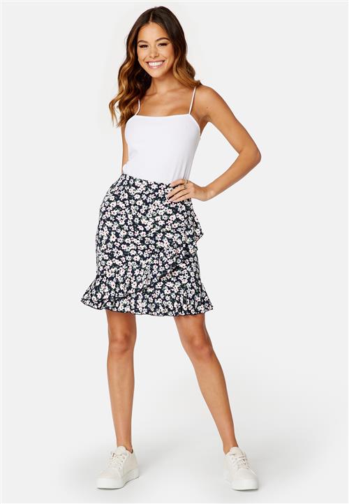 Happy Holly Sandy short frill skirt