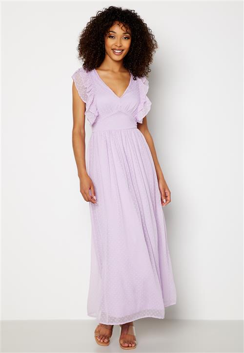 VILA Renata V-neck S/L Ankle Dress