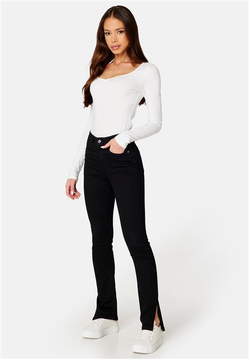 BUBBLEROOM Tinnie  slit high waist jeans