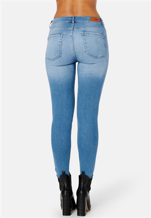 ONLY Blush Mid Ankle Zip Denim