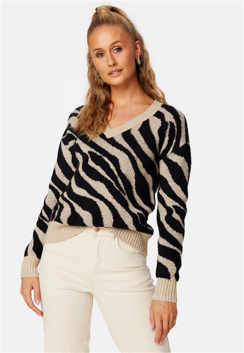VILA Ril Feami Mix V-Neck L/S Knit
