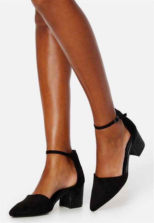 Bianco Devided Glitter Pump