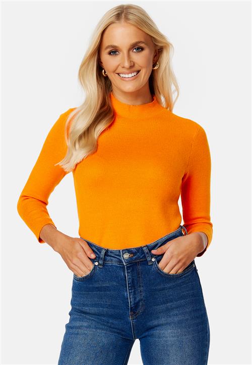 VERO MODA Gold Rib 3/4 FunnelneckBlouse