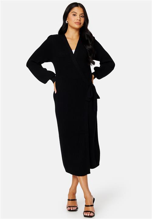 Object Collectors Item Amelia L/S Knit Wrap Dress
