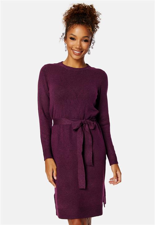 Pieces Cava LS O-Neck Knit Dress