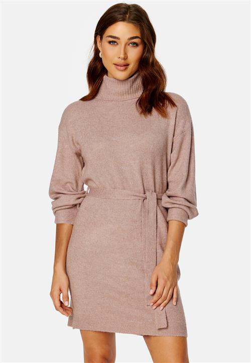 JDY Rue L/S Roll Neck Belt Dress